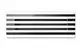 FR-Designgitter-starline-HORIZON-350x130-mm-Glas-Black-And-White-78300673 gallery number 1
